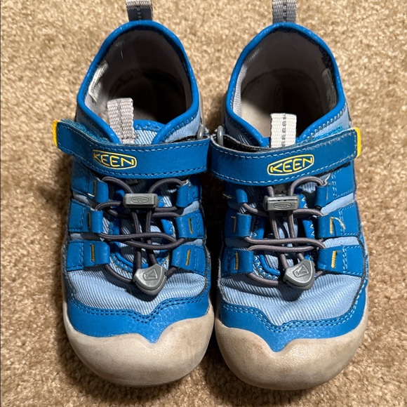 Keen Kids Blue and Yellow Sneakers - Picture 9 of 10